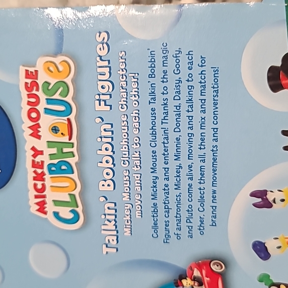 New Disney Mickey Mouse Clubhouse Talkin Bobbin Figure Magician Mickey and Pluto - Picture 9 of 15